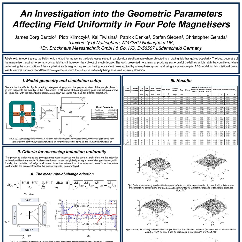 An-Investigation-into-the-Geometric-Parameters-affecting-Field-Uniformity-in-Four-Pole-Magnetisers
