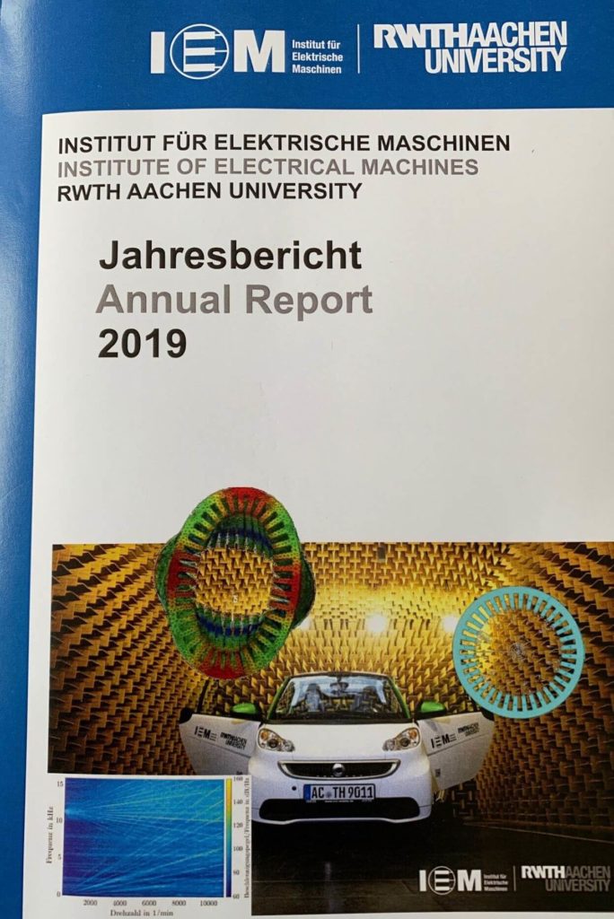 annual report of the prestigious RWTH University of Aachen